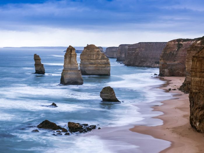 Twelve Apostles In Winter