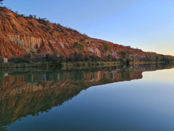 Headings Cliff. On The Murray River, Near Renmark