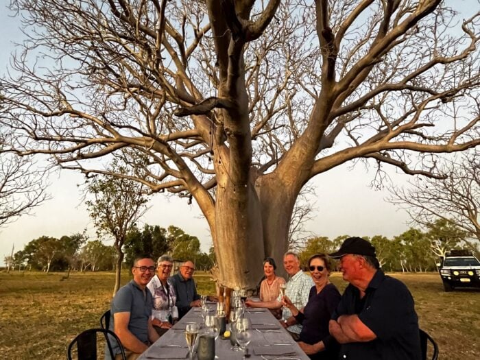 Sunset Dinner At Bullo River Station